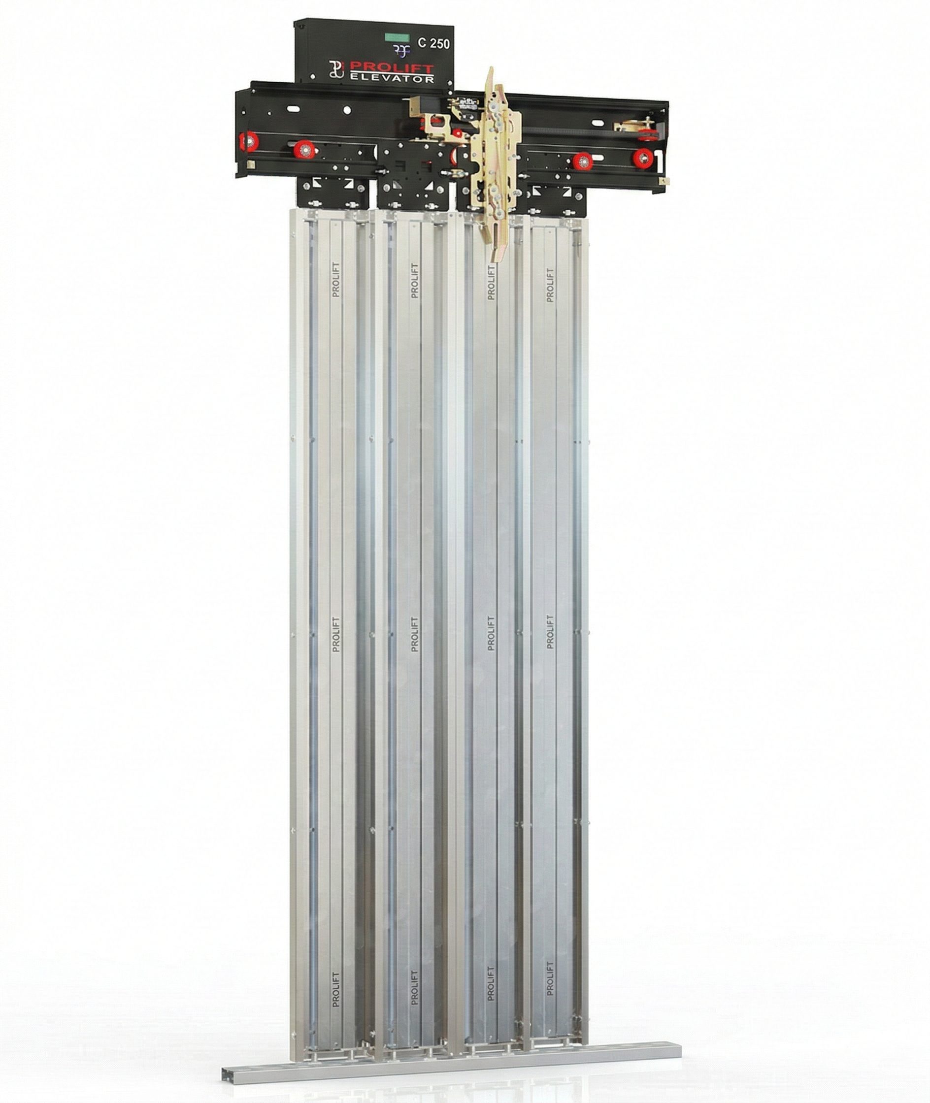 4 PANEL CENTER SINGLE MOTORIZED CABIN DOOR